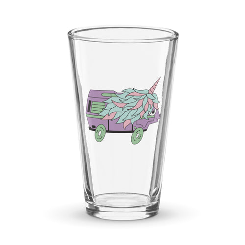 High-Top Hazel Unicorn Shaker Pint Glass