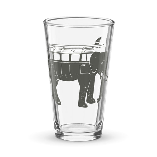 Easy Ride Elephant Shaker Pint Glass