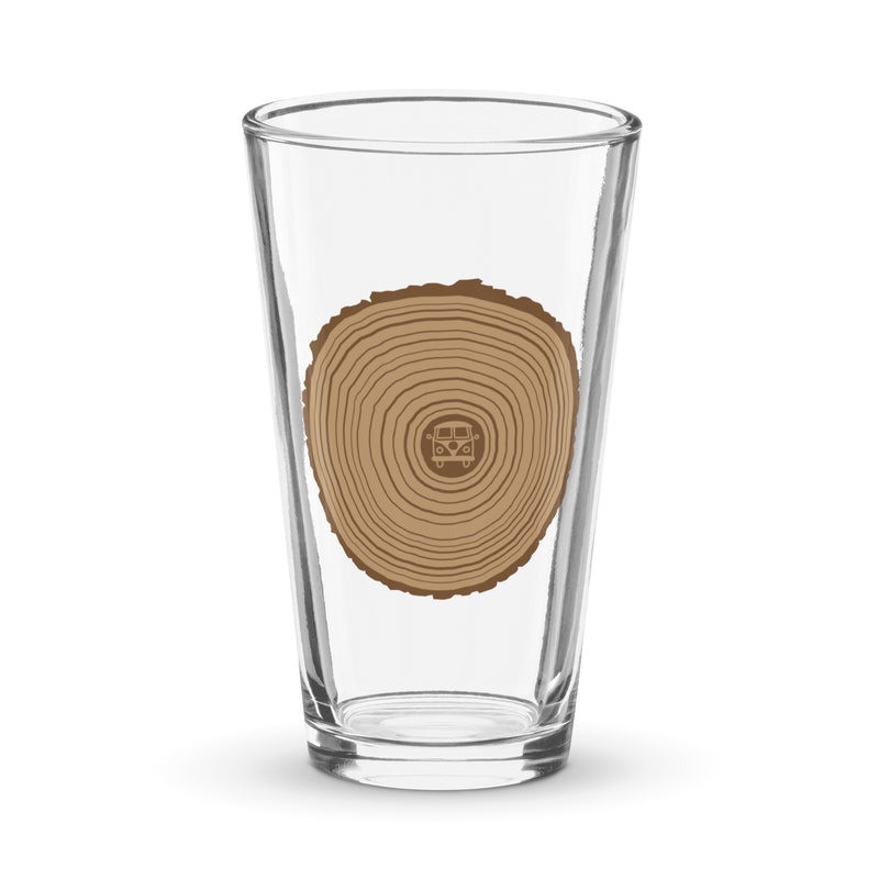 Origin Tree Ring Shaker Pint Glass