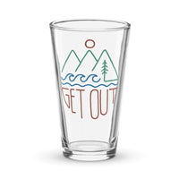 Thumbnail of Get Out Shaker Pint Glass