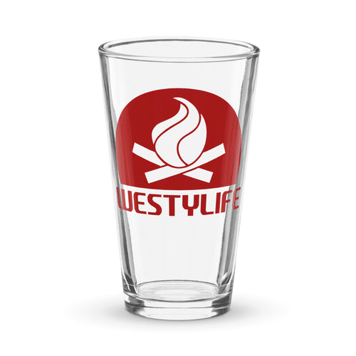 Westy Life Camp Fire Shaker Pint Glass