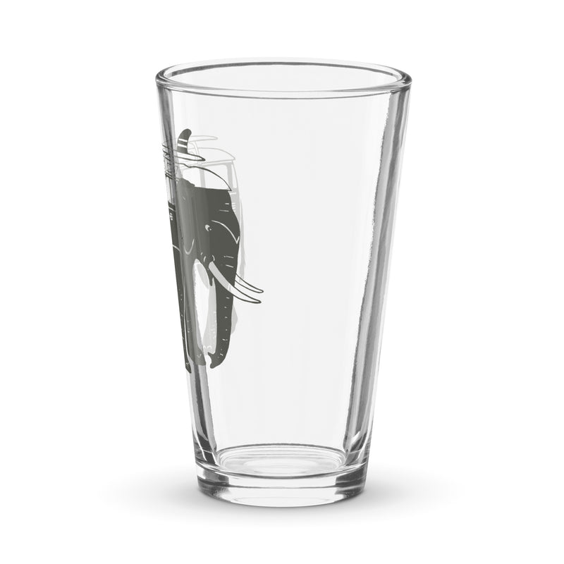 Easy Ride Elephant Shaker Pint Glass