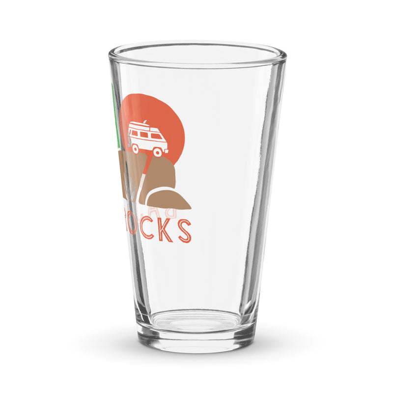 Baja Rocks Shaker Pint Glass