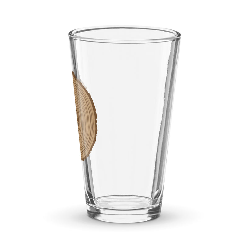 Origin Tree Ring Shaker Pint Glass