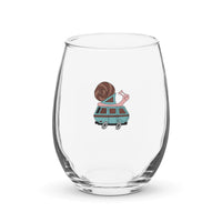 Thumbnail of Sally Snail Stemless Wine Glass