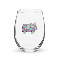 Thumbnail of High-Top Hazel Unicorn Stemless Wine Glass