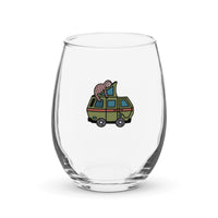 Thumbnail of Stewie Sloth Stemless Wine Glass