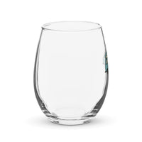 Thumbnail of Dog in Van Stemless Wine Glass