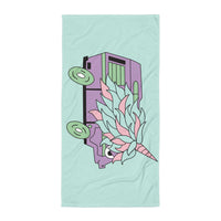 Thumbnail of High-Top Hazel Unicorn Beach Towel