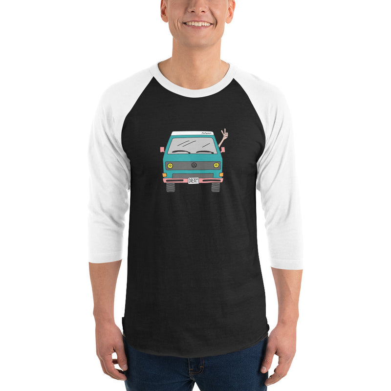 Dream Machine Raglan Baseball T-Shirt