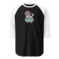 Thumbnail of Sally Snail Unisex Raglan Baseball T-Shirt