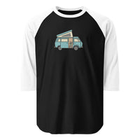 Thumbnail of Dog in Van Raglan Baseball T-Shirt