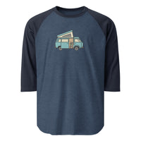 Thumbnail of Dog in Van Raglan Baseball T-Shirt