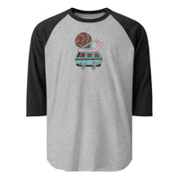 Thumbnail of Sally Snail Unisex Raglan Baseball T-Shirt