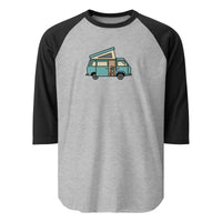 Thumbnail of Dog in Van Raglan Baseball T-Shirt