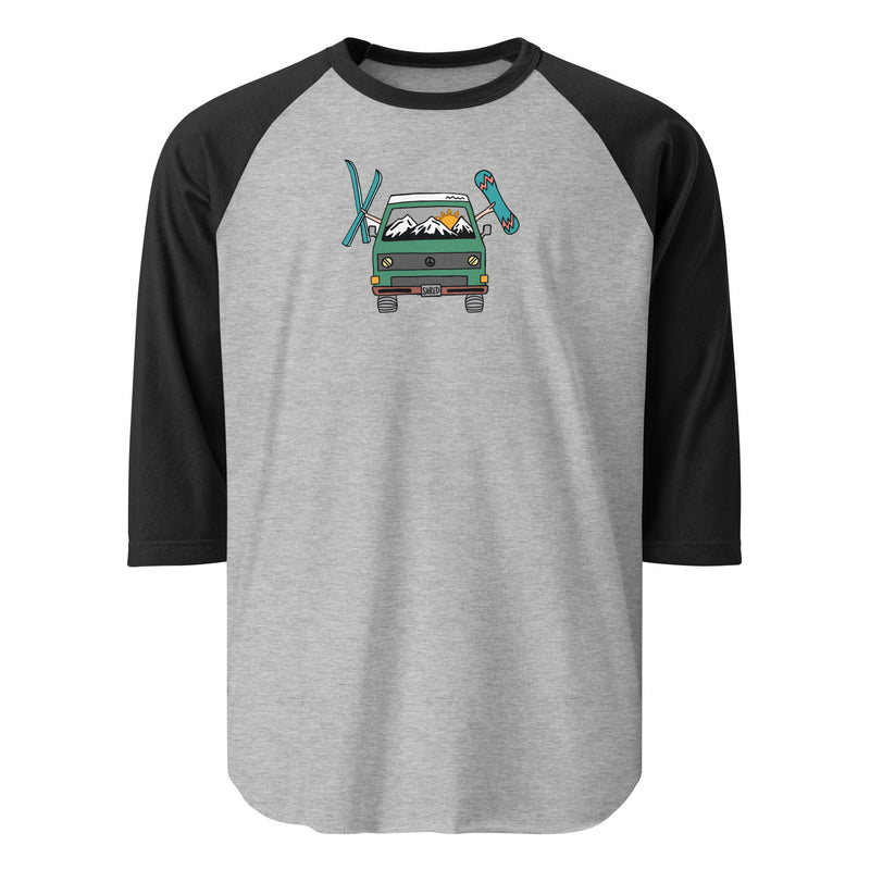 Shred Van Raglan Baseball T-Shirt