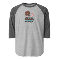 Thumbnail of Sally Snail Unisex Raglan Baseball T-Shirt