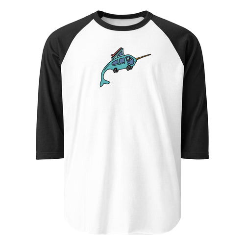 Narwhal Ned Raglan Baseball T-Shirt