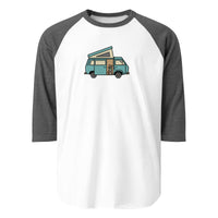 Thumbnail of Dog in Van Raglan Baseball T-Shirt