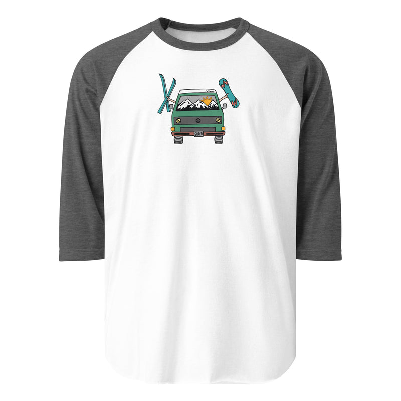 Shred Van Raglan Baseball T-Shirt