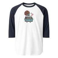 Thumbnail of Sally Snail Unisex Raglan Baseball T-Shirt