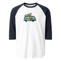 Thumbnail of Dog in Van Raglan Baseball T-Shirt