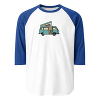 Thumbnail of Dog in Van Raglan Baseball T-Shirt