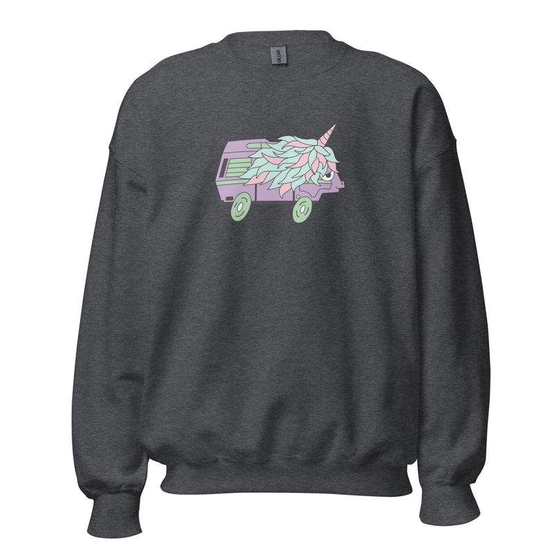 High-Top Hazel Unicorn Unisex Sweatshirt