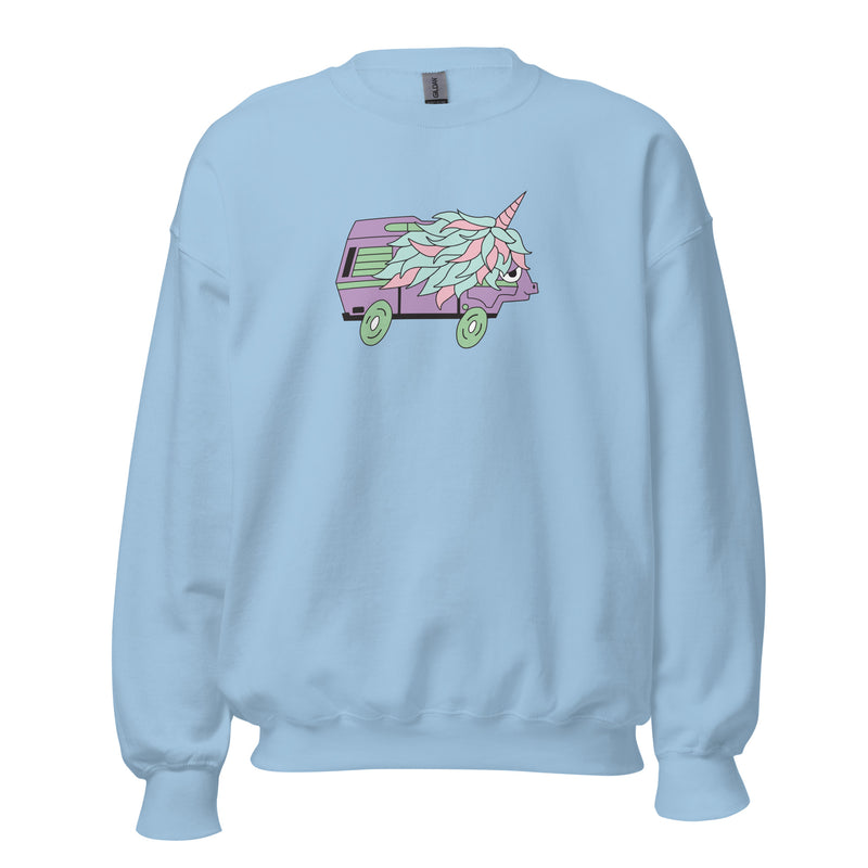 High-Top Hazel Unicorn Unisex Sweatshirt