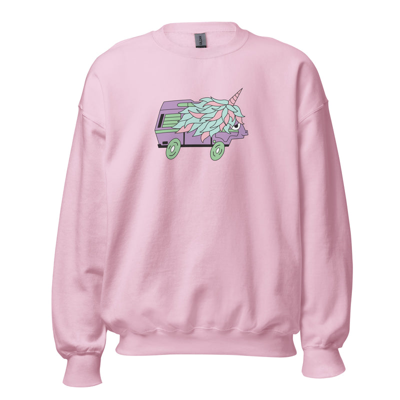 High-Top Hazel Unicorn Unisex Sweatshirt