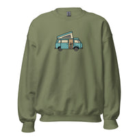 Thumbnail of Dog in Van Unisex Sweatshirt