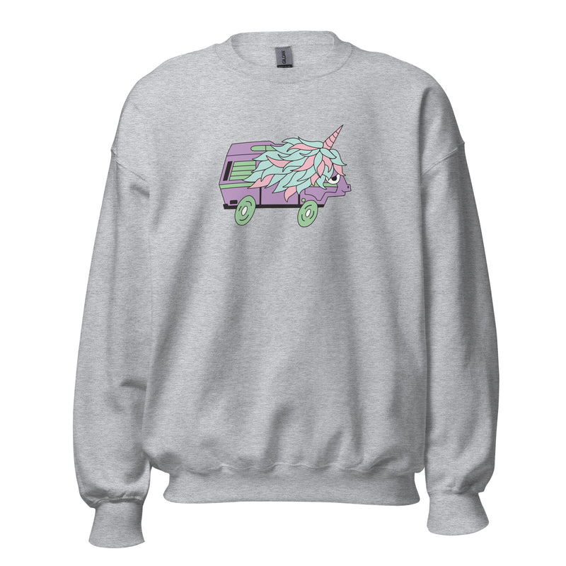 High-Top Hazel Unicorn Unisex Sweatshirt