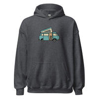 Thumbnail of Dog in Van Unisex Hoodie