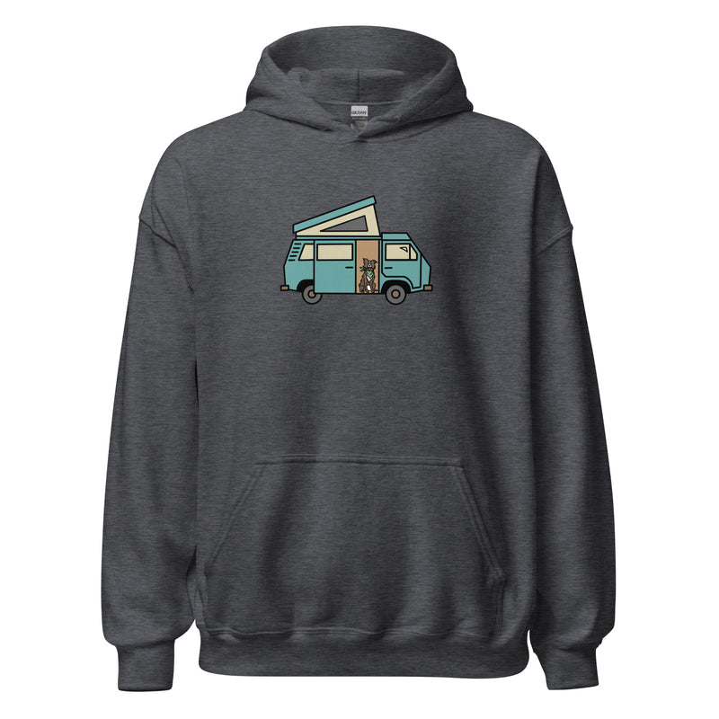 Dog in Van Unisex Hoodie