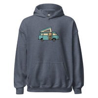 Thumbnail of Dog in Van Unisex Hoodie