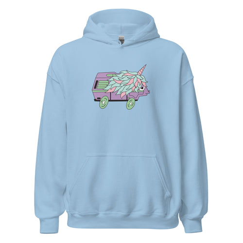 High-Top Hazel Unicorn Unisex Hoodie