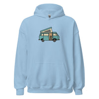 Thumbnail of Dog in Van Unisex Hoodie