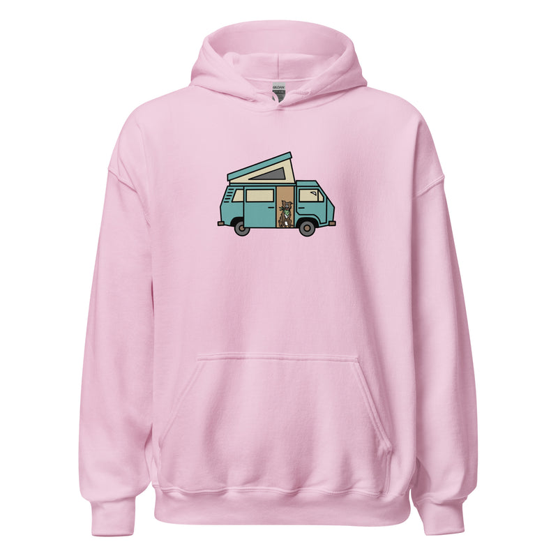 Dog in Van Unisex Hoodie