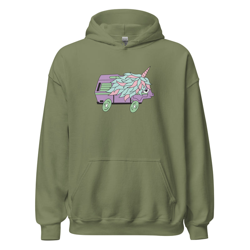 High-Top Hazel Unicorn Unisex Hoodie