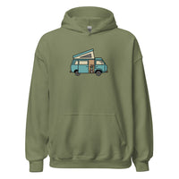 Thumbnail of Dog in Van Unisex Hoodie