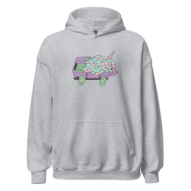 High-Top Hazel Unicorn Unisex Hoodie