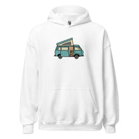 Thumbnail of Dog in Van Unisex Hoodie