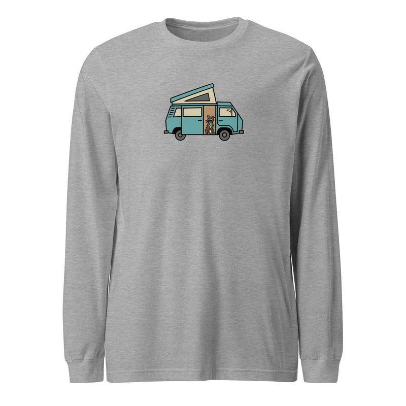 Dog in Van Long Sleeve T-Shirt