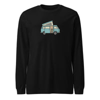 Thumbnail of Dog in Van Long Sleeve T-Shirt