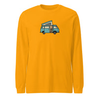 Thumbnail of Dog in Van Long Sleeve T-Shirt