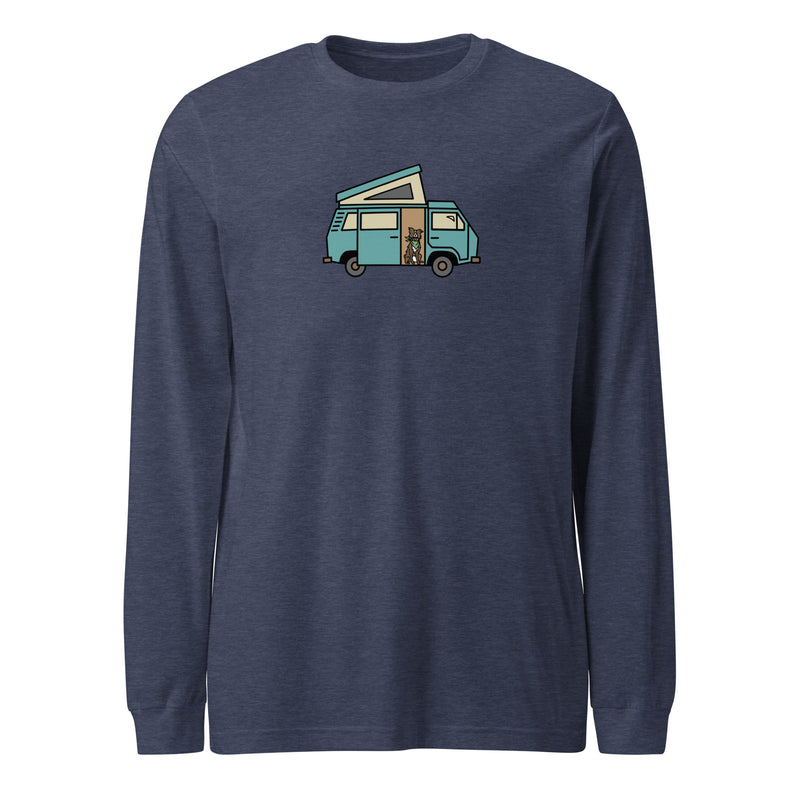 Dog in Van Long Sleeve T-Shirt