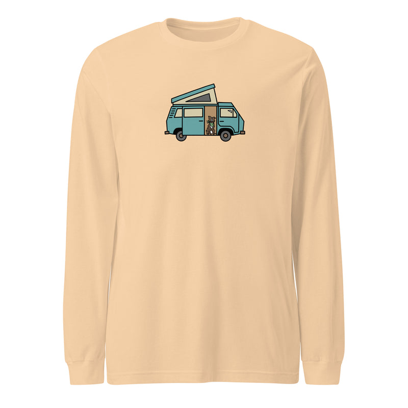 Dog in Van Long Sleeve T-Shirt