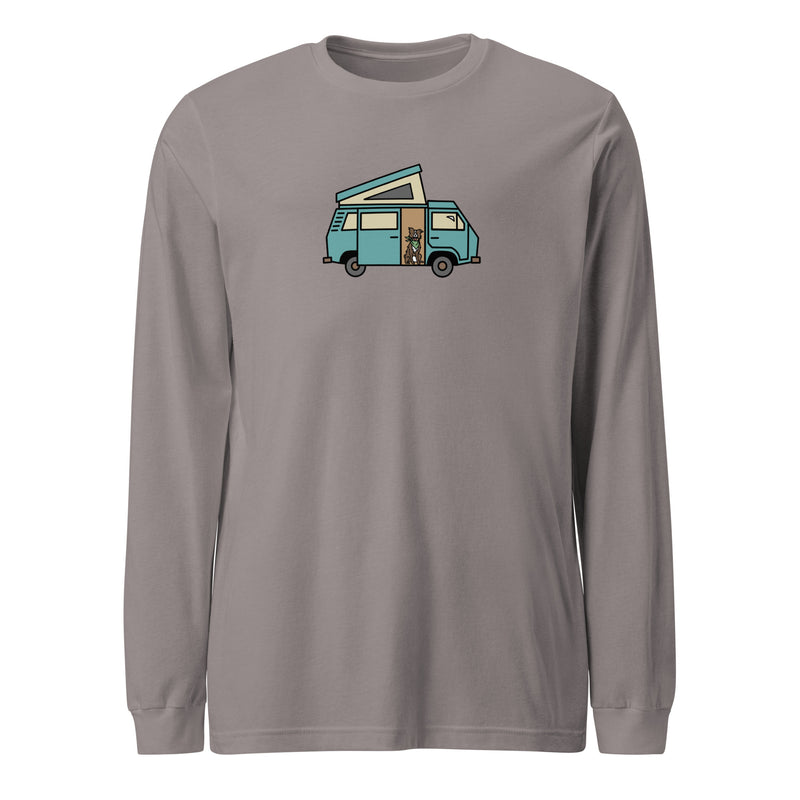 Dog in Van Long Sleeve T-Shirt