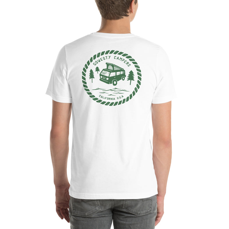 T-shirt Westy gravé sur bois