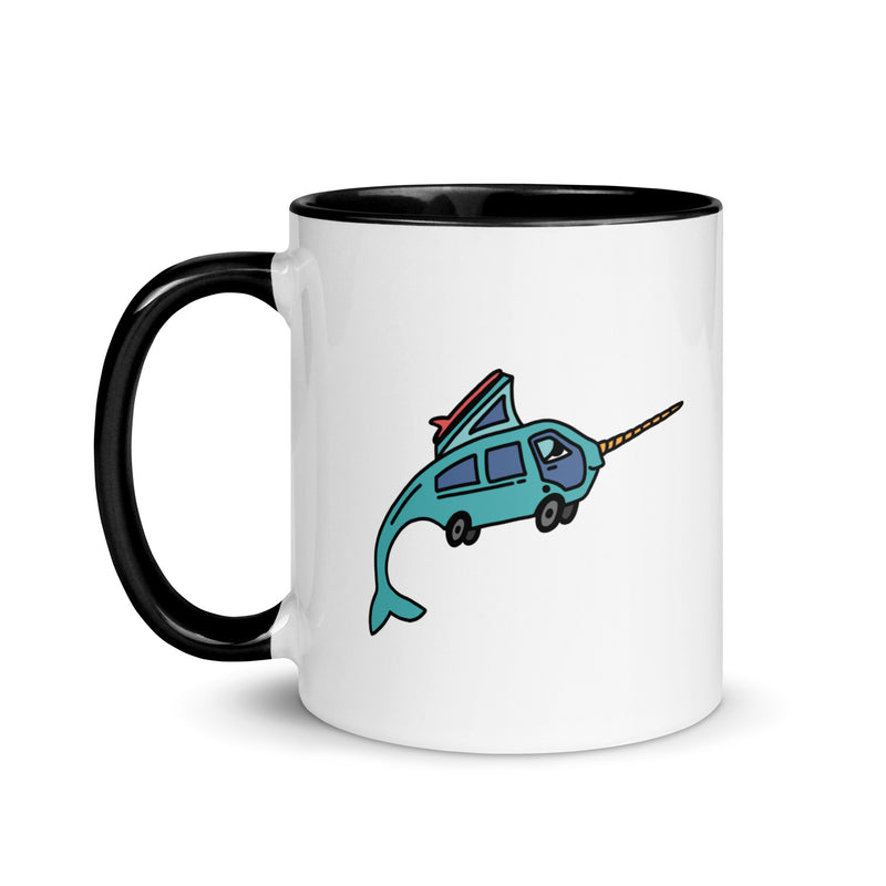 Narwhal Ned Mug with Color Inside